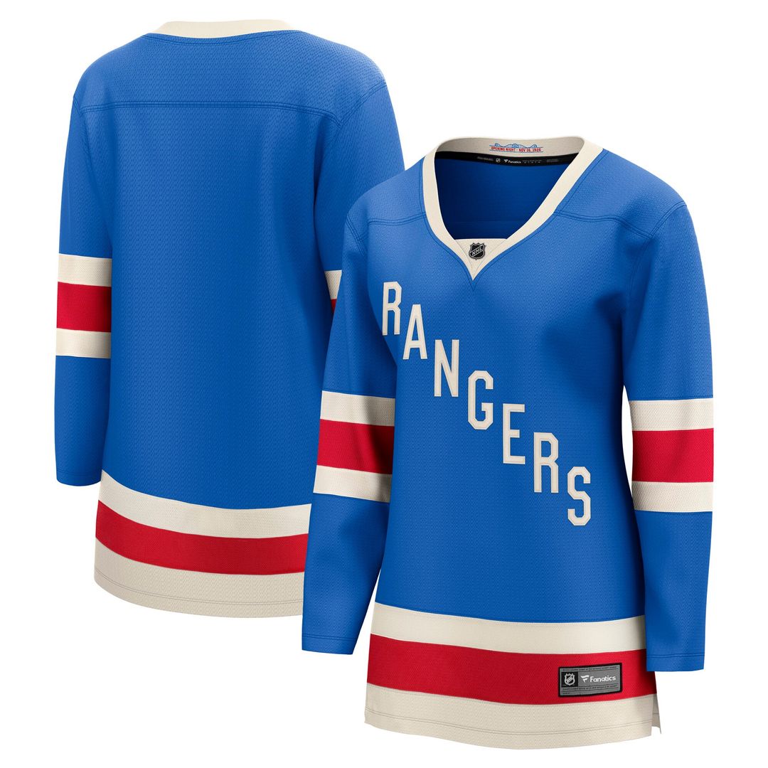 New York Rangers Fanatics Women's Centennial Breakaway Jersey - Blue