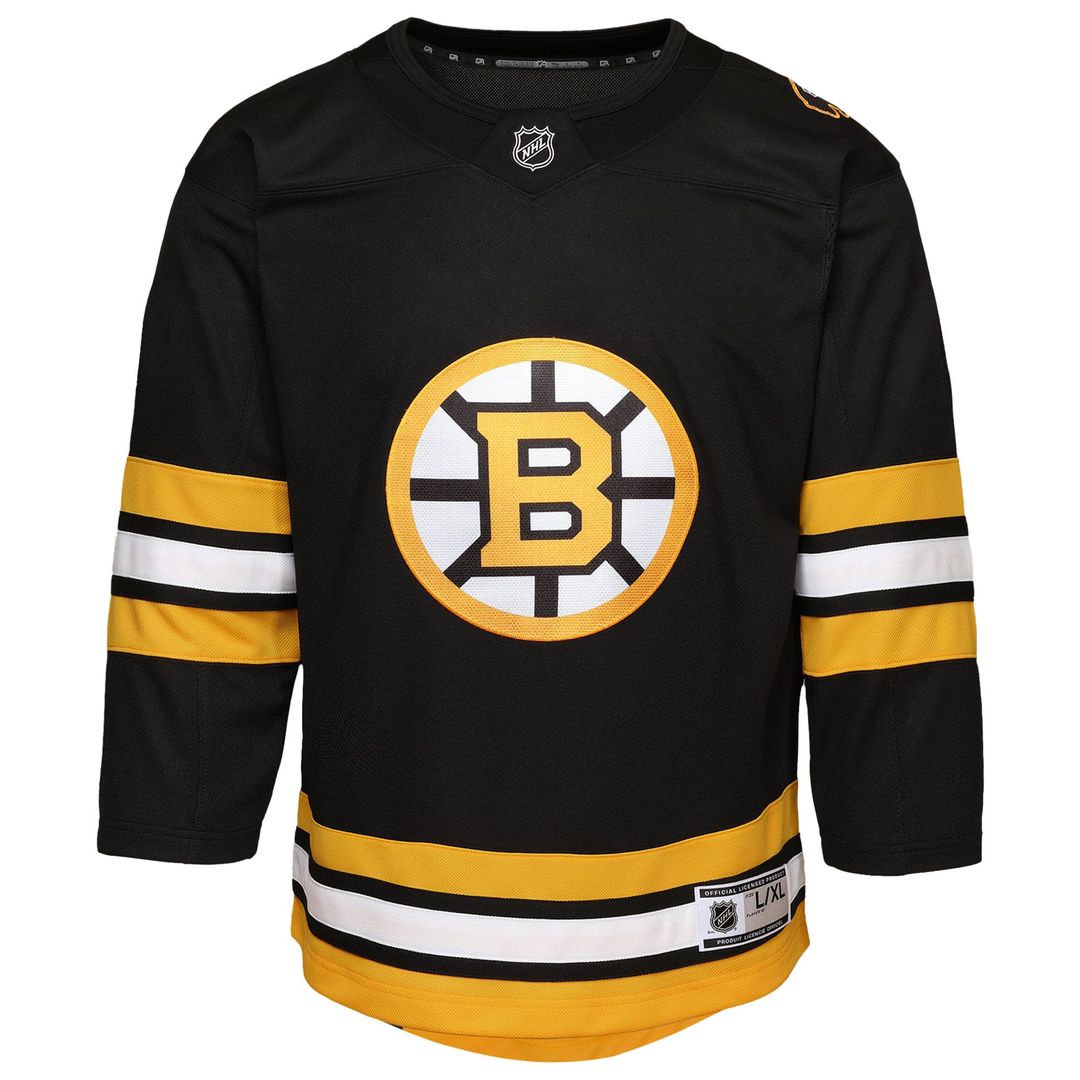 Boston Bruins Youth Home Premier Jersey - Black