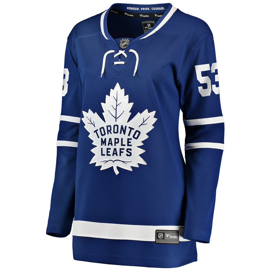 Easton Cowan Toronto Maple Leafs Indiana Women's Home Breakaway Jersey - Blue