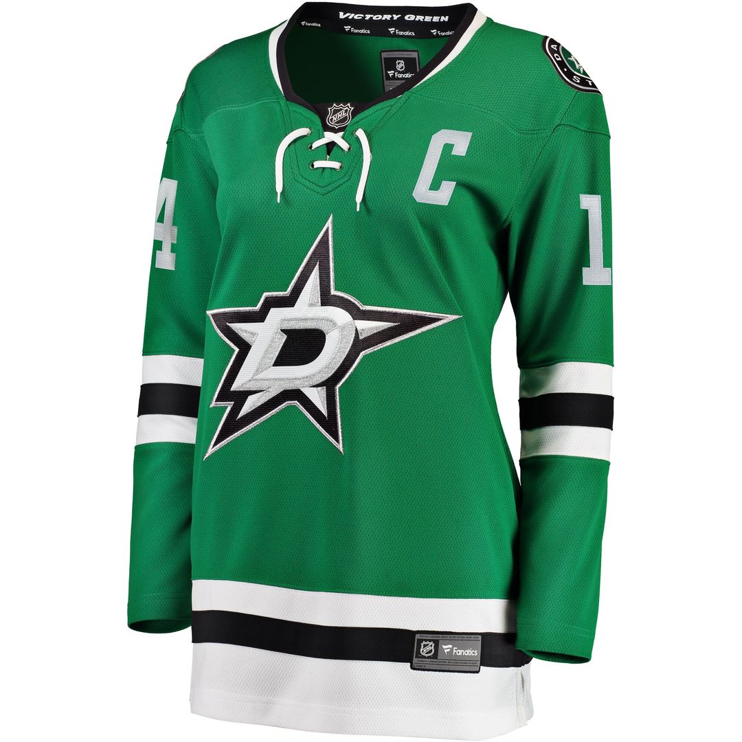 Jamie Benn Dallas Stars Fanatics Women's Home Breakaway Jersey - Green