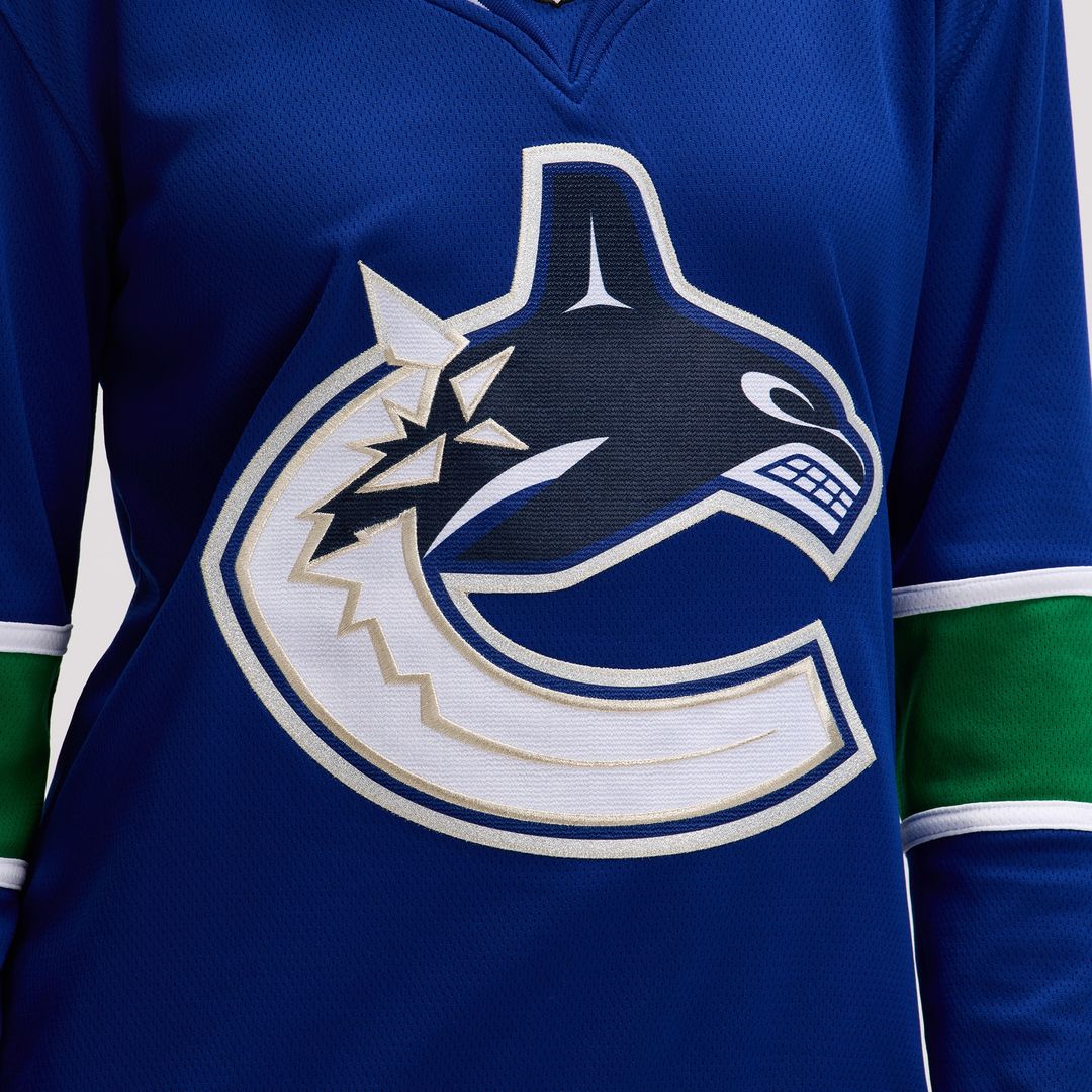 Vancouver Canucks Fanatics Women's Premier Breakaway Jersey - Blue