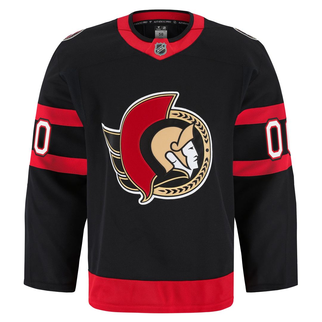 Ottawa Senators Fanatics Home Authentic Pro Custom Jersey - Black
