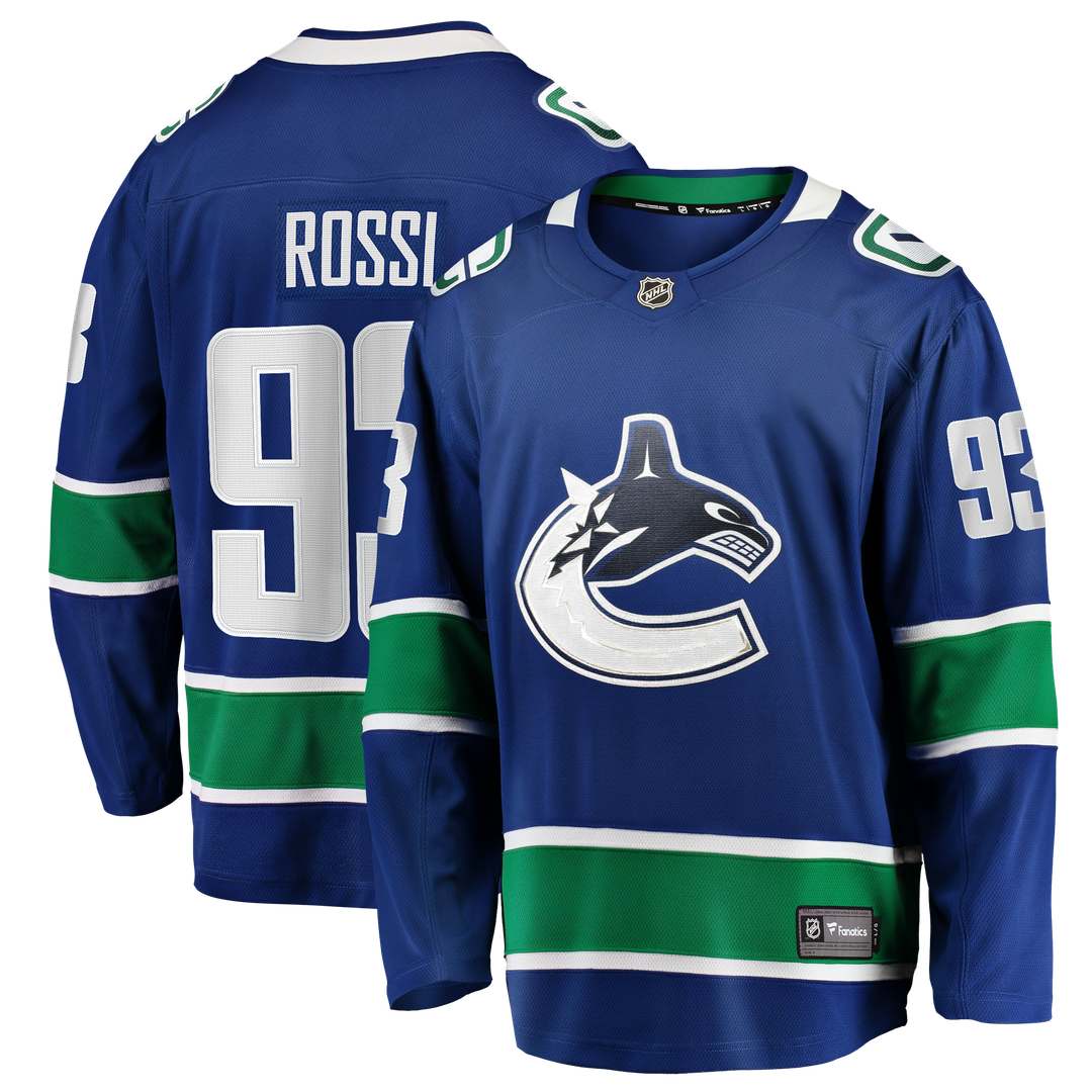 Marco Rossi Vancouver Canucks Fanatics Home Premier Breakaway Player Jersey - Blue