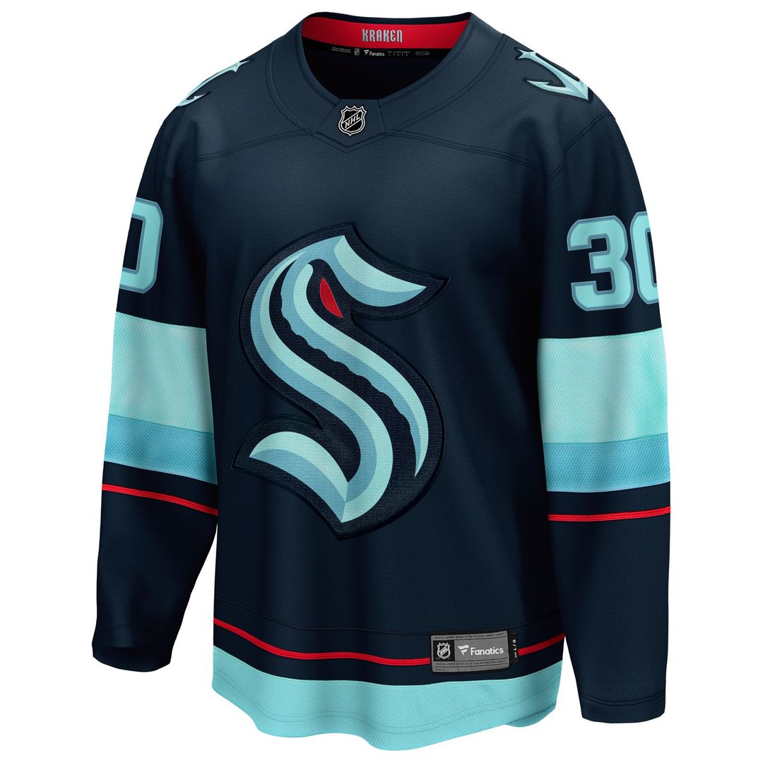 Matt Murray Seattle Kraken Fanatics Home Breakaway Jersey - Deep Sea Blue