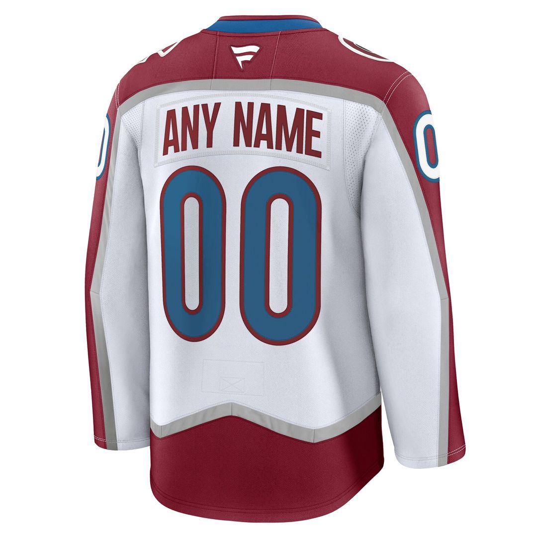 Colorado Avalanche Fanatics Alternate Heritage Premium Custom Jersey - Blue