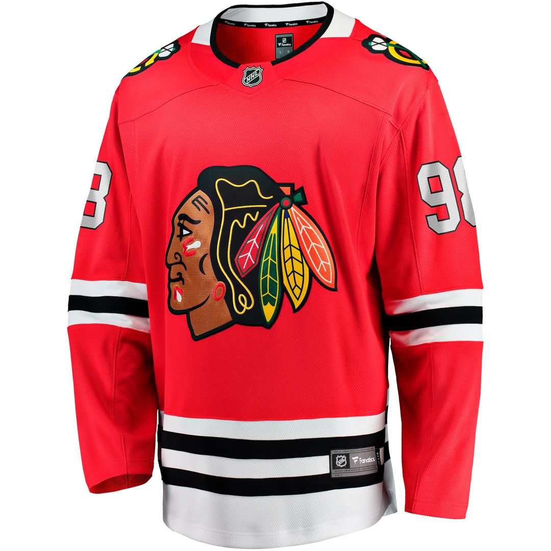 Connor Bedard Chicago Blackhawks Fanatics Home Breakaway Player Jersey - Red