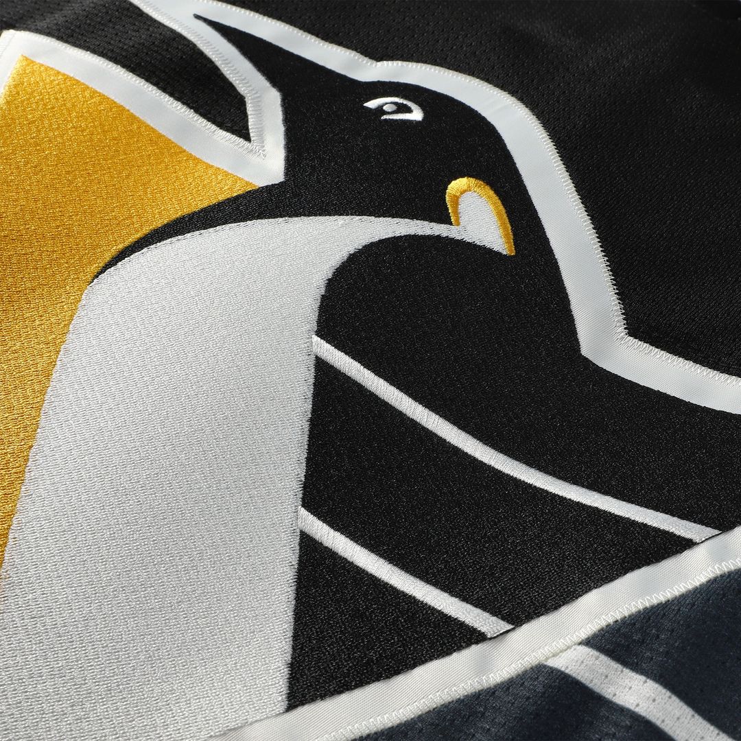 Mario Lemieux Pittsburgh Penguins Mitchell & Ness 1996/97 Blue Line 2.0 Jersey - Black