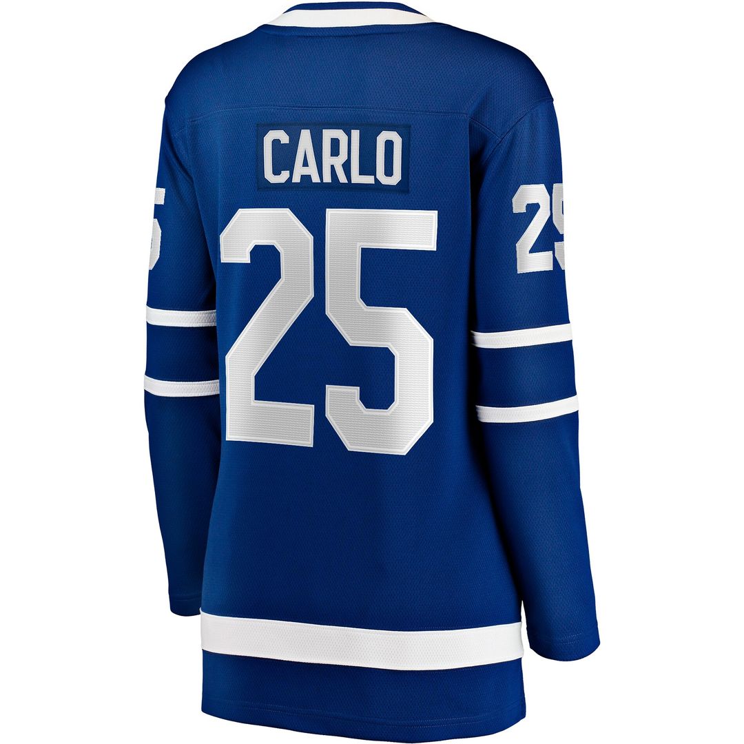 Brandon Carlo Toronto Maple Leafs Fanatics Women's Home Breakaway Player Jersey - Blue
