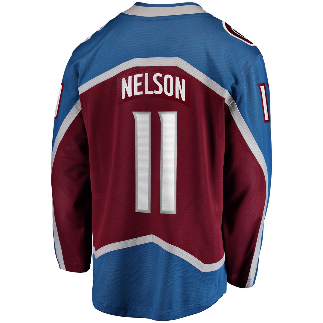 Brock Nelson Colorado Avalanche Fanatics Home Breakaway Jersey - Burgundy