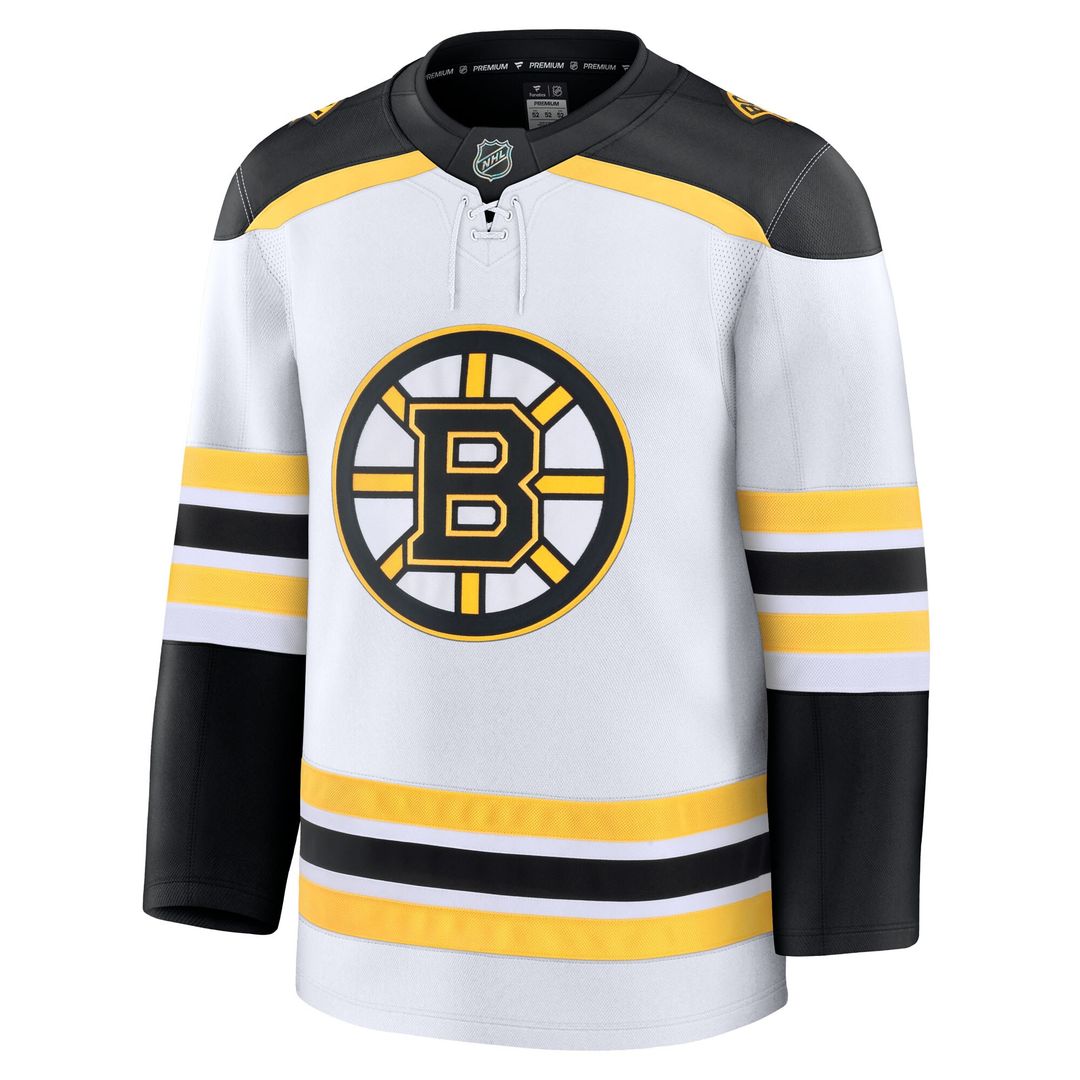 Boston Bruins Fanatics Away Premium Jersey - White