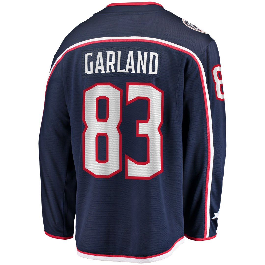 Conor Garland Columbus Blue Jackets Fanatics Home Breakaway Jersey - Navy