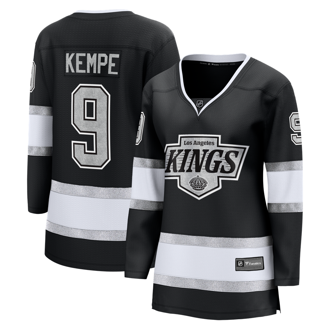 Adrian Kempe Los Angeles Kings Fanatics Women's Home Breakaway Player Jersey - Black