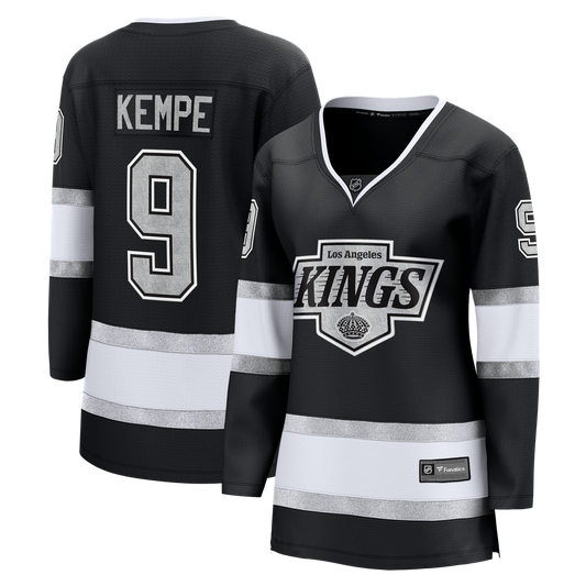 Adrian Kempe Los Angeles Kings Fanatics Women's Home Breakaway Player Jersey - Black
