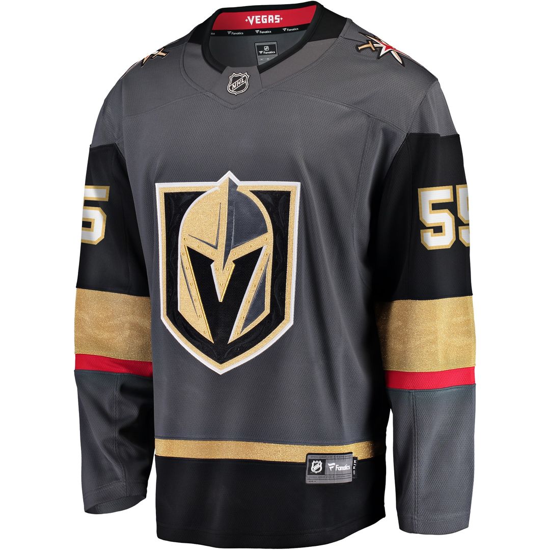 Keegan Kolesar Vegas Golden Knights Fanatics Alternate Breakaway Player Jersey - Gray