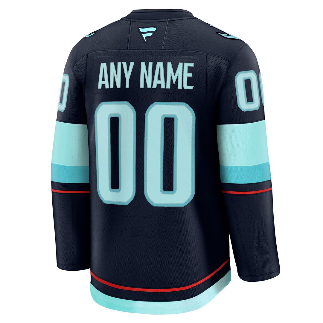 Seattle Kraken Fanatics Away Premium Custom Jersey - White