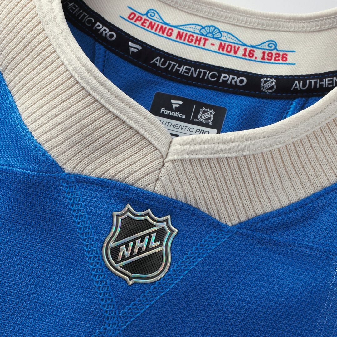 New York Rangers Fanatics Centennial Authentic Pro Jersey - Blue