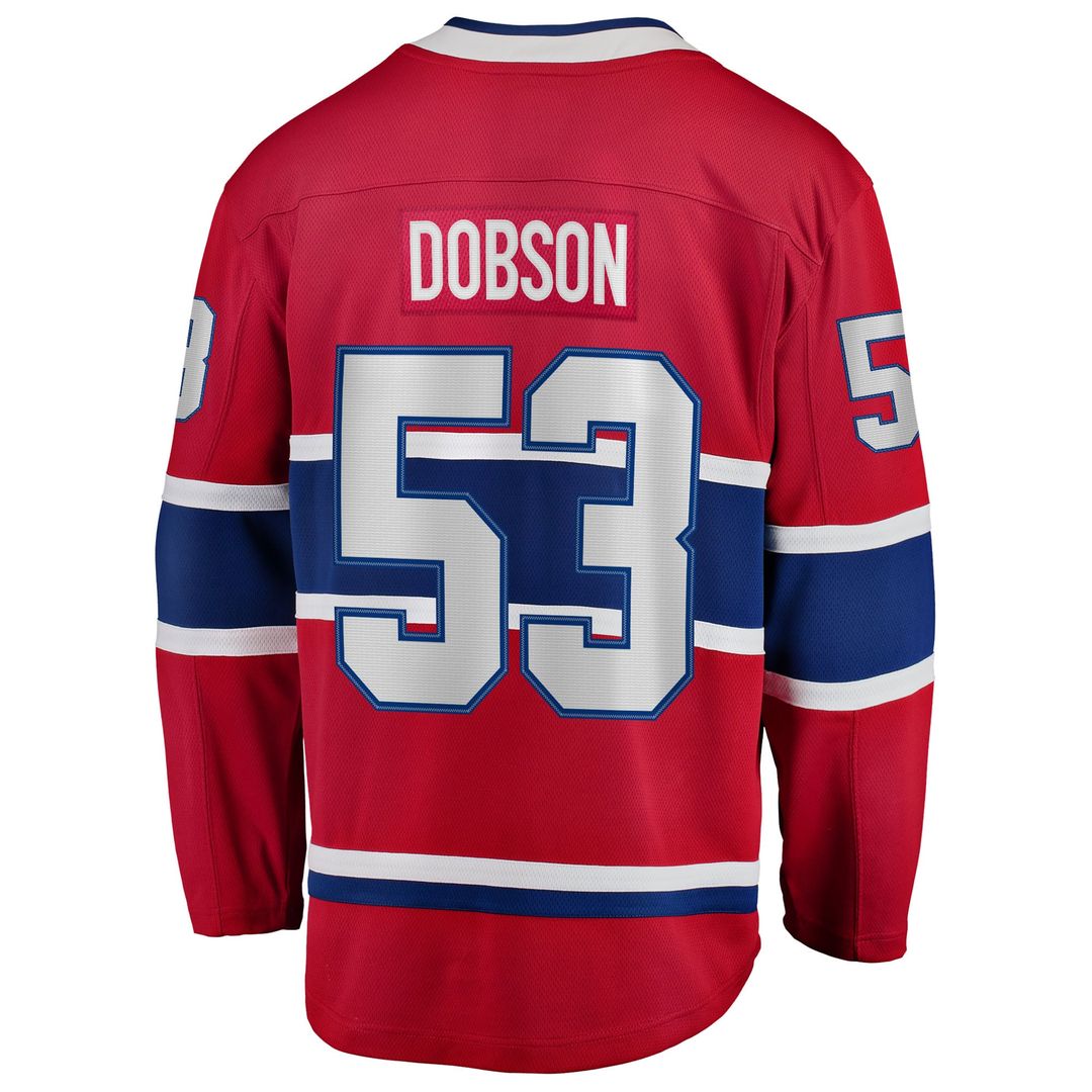 Noah Dobson Montreal Canadiens Fanatics Home Breakaway Jersey - Red