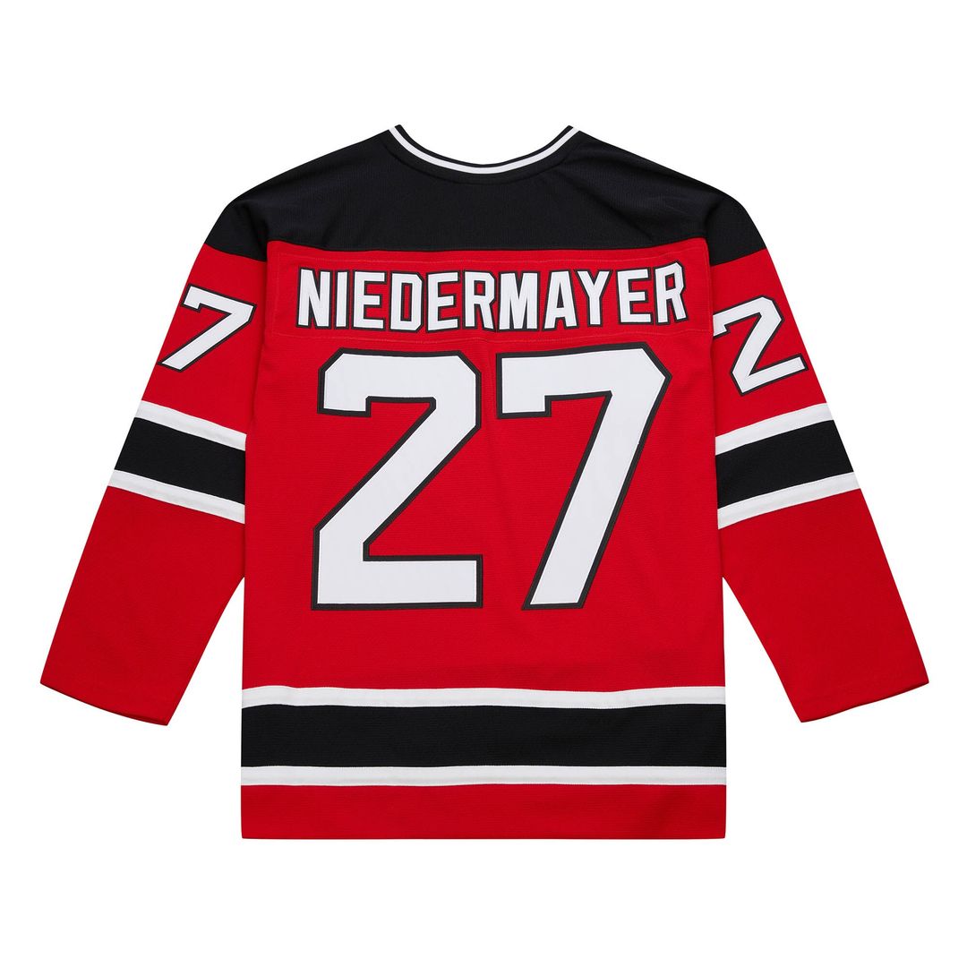 Scott Niedermayer New Jersey Devils Mitchell & Ness Big & Tall 1999/00 Blue Line 2.0 Jersey - Red