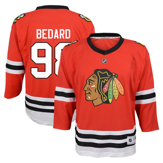 Connor Bedard Chicago Blackhawks Youth Home Player Replica Jersey - Red
