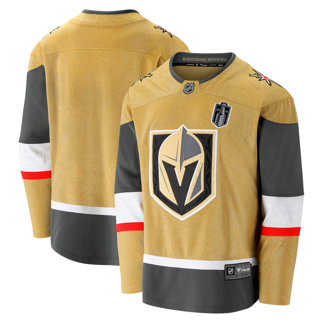 Vegas Golden Knights Fanatics 2026 Stanley Cup Final Breakaway Jersey - Gold