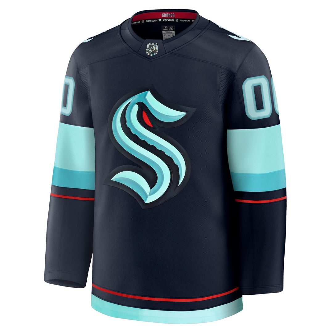 Seattle Kraken Fanatics Away Premium Custom Jersey - White