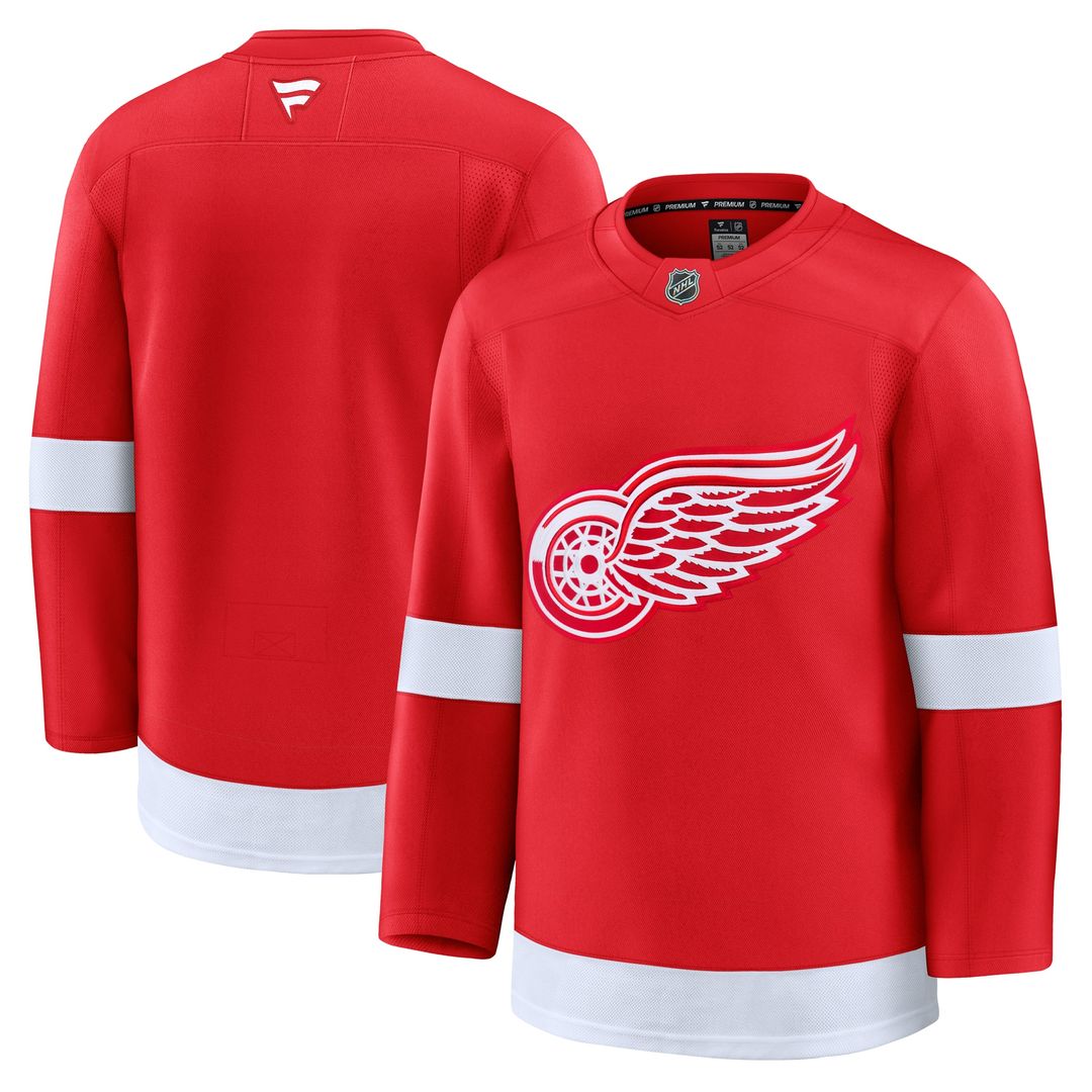 Detroit Red Wings Fanatics Home Premium Jersey - Red