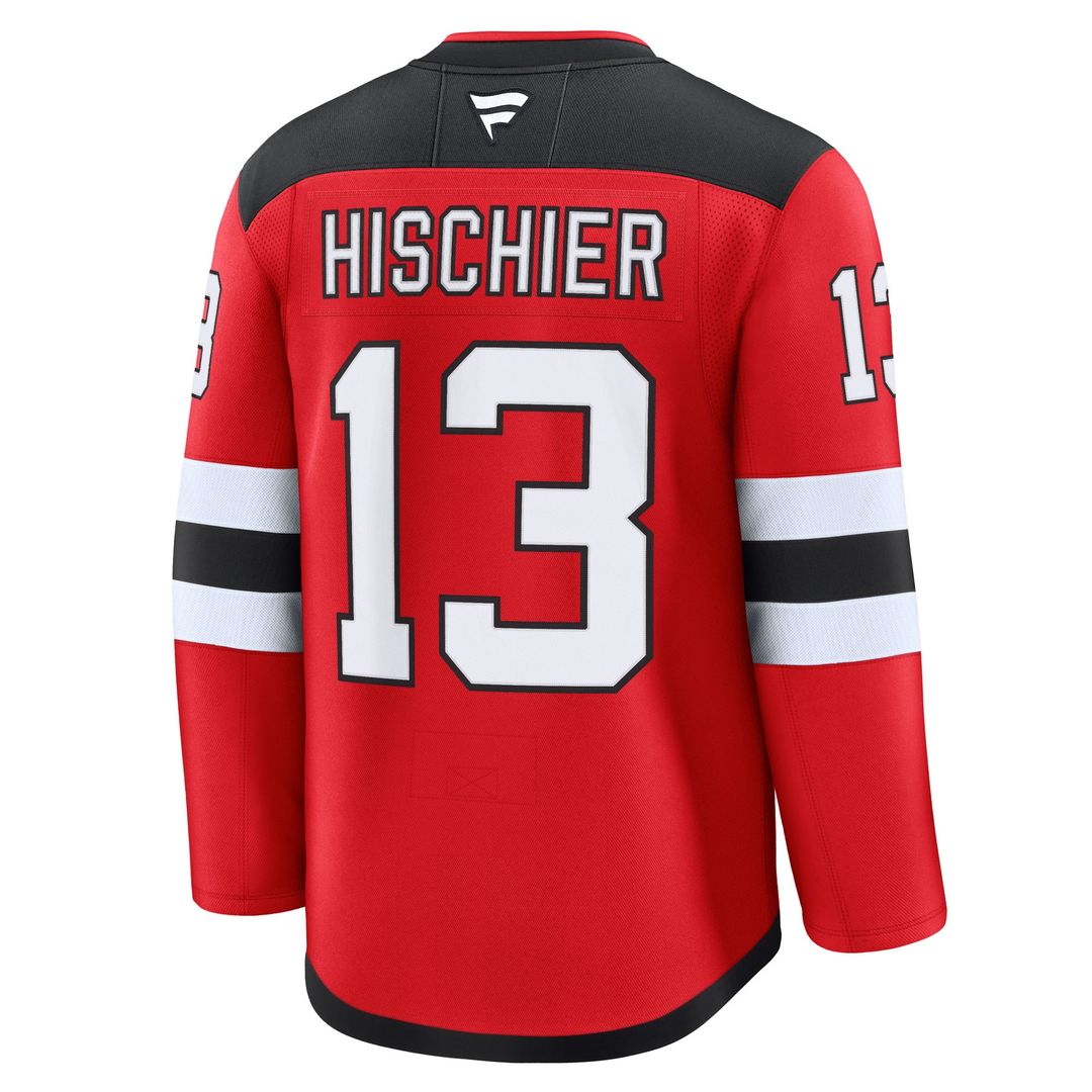 Nico Hischier New Jersey Devils Fanatics Home Premium Jersey - Red