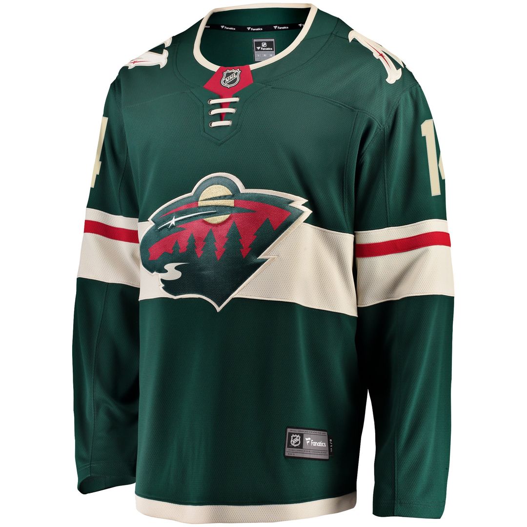 Joel Eriksson Ek Minnesota Wild Fanatics Breakaway Jersey - Green