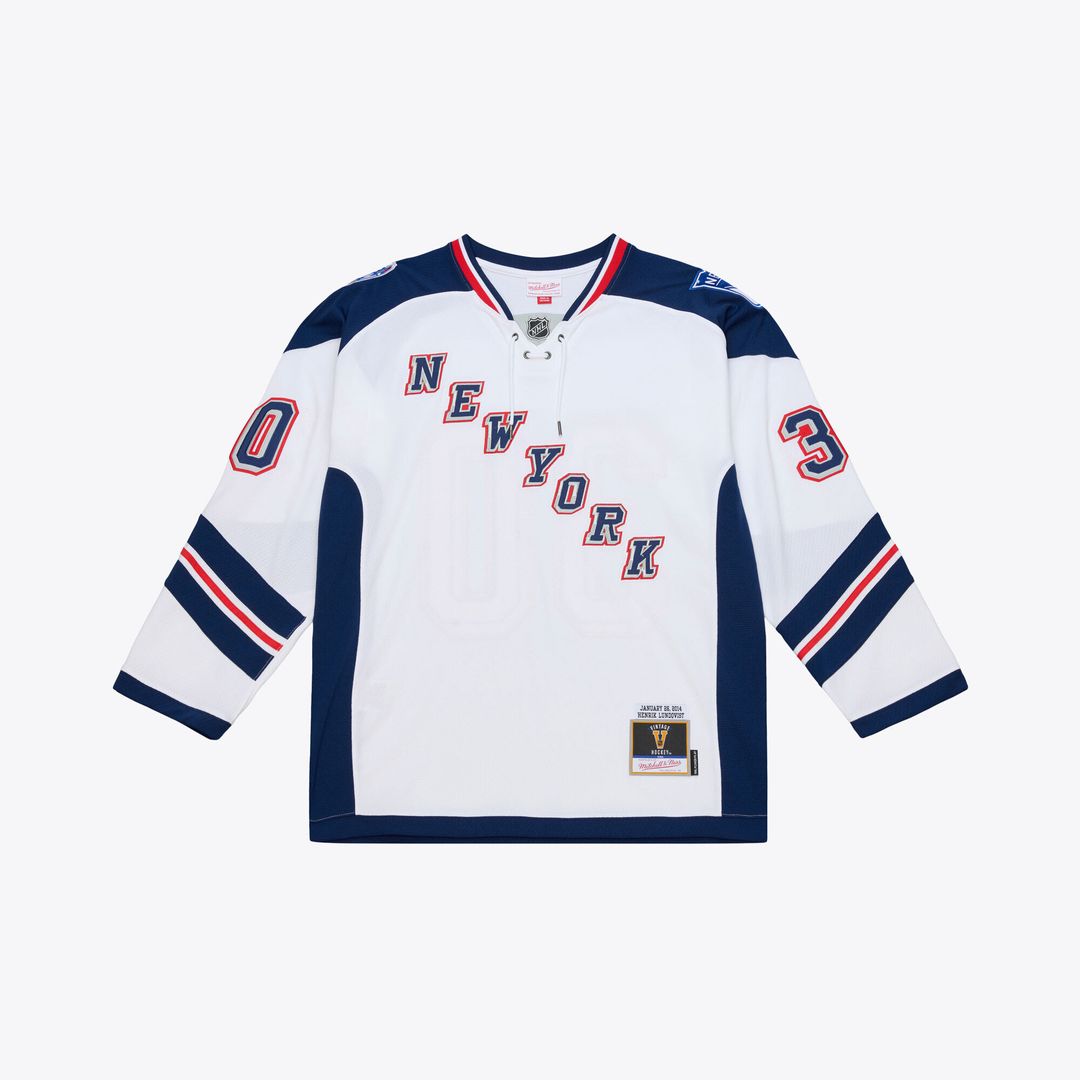 Henrik Lundqvist New York Rangers Mitchell & Ness 2014 NHL Stadium Series Power Play Jersey - White