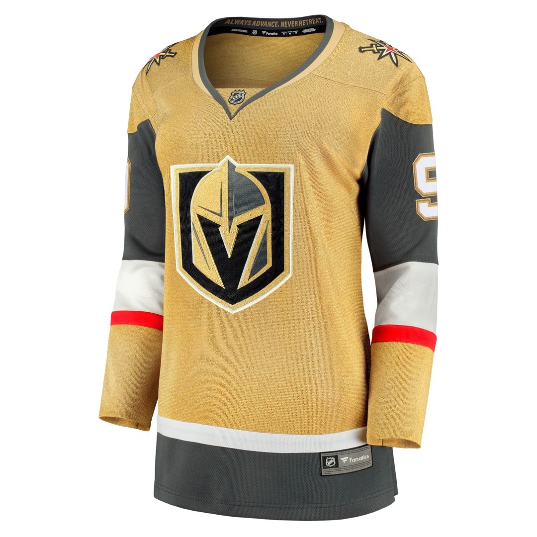 Jack Eichel Vegas Golden Knights Fanatics Women's Home Breakaway Player Jersey - Gold