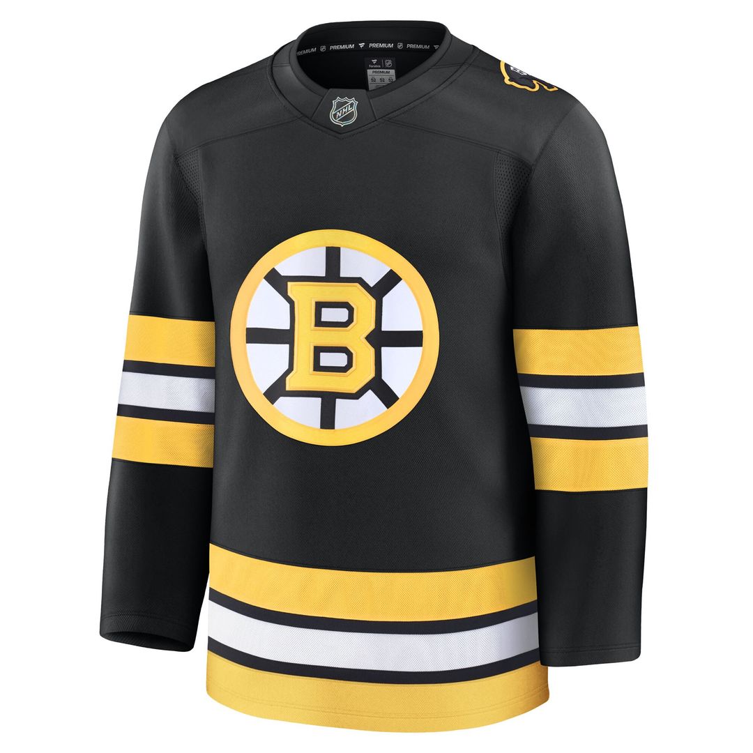 Boston Bruins Fanatics Home Premium Jersey - Black