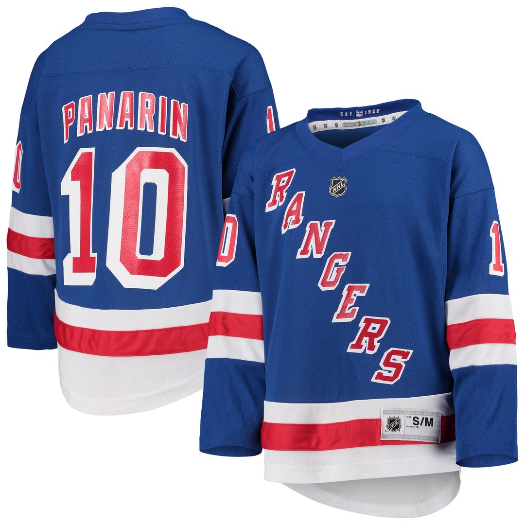 Artemi Panarin New York Rangers Youth Home Player Replica Jersey - Blue