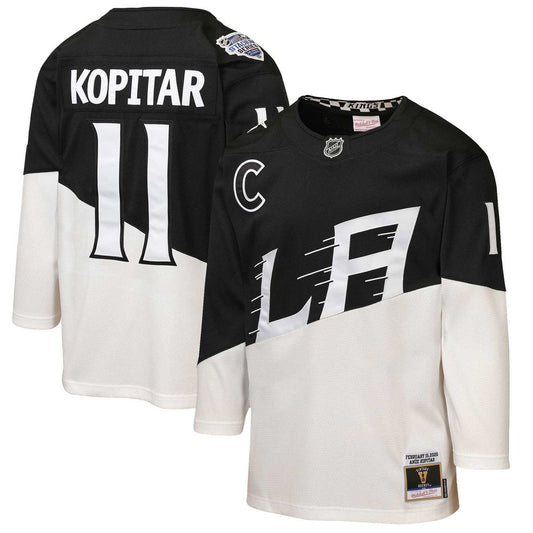 Anze Kopitar Los Angeles Kings Mitchell & Ness Youth 2020 Stadium Series Power Play Jersey - Black/White