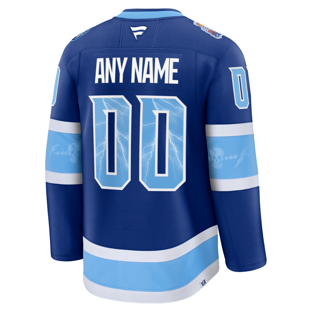 Tampa Bay Lightning Fanatics 2026 NHL Stadium Series Premium Custom Jersey - Blue