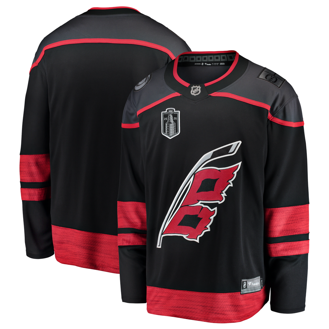 Carolina Hurricanes Fanatics 2026 Stanley Cup Final Home Breakaway Jersey - Black