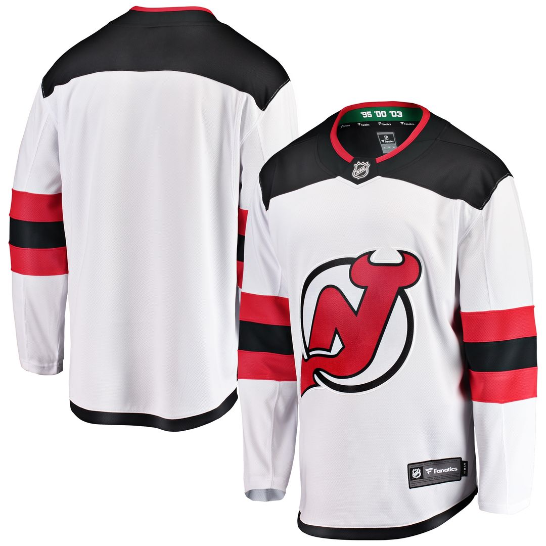 New Jersey Devils Fanatics Youth Breakaway Home Jersey - Red