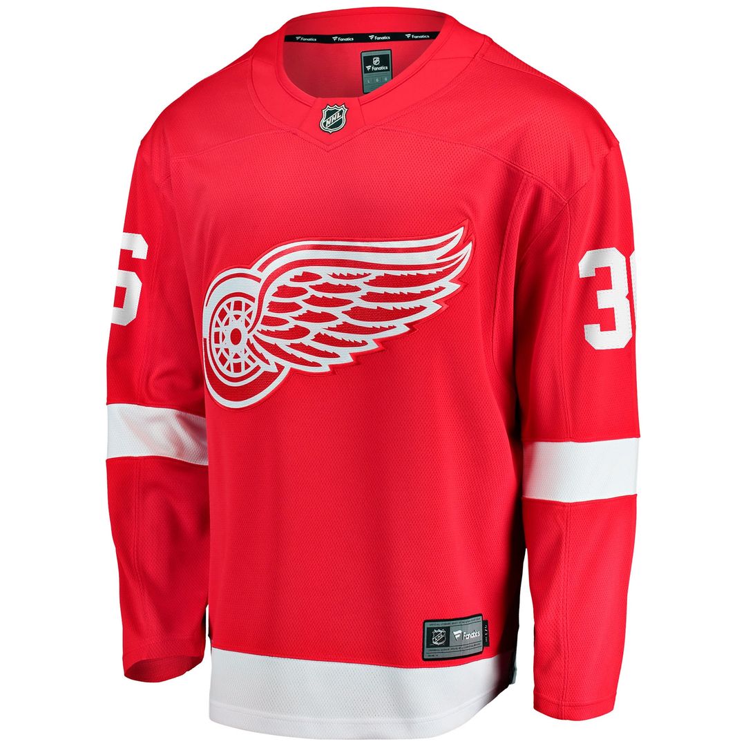 John Gibson Detroit Red Wings Fanatics Home Breakaway Jersey - Red