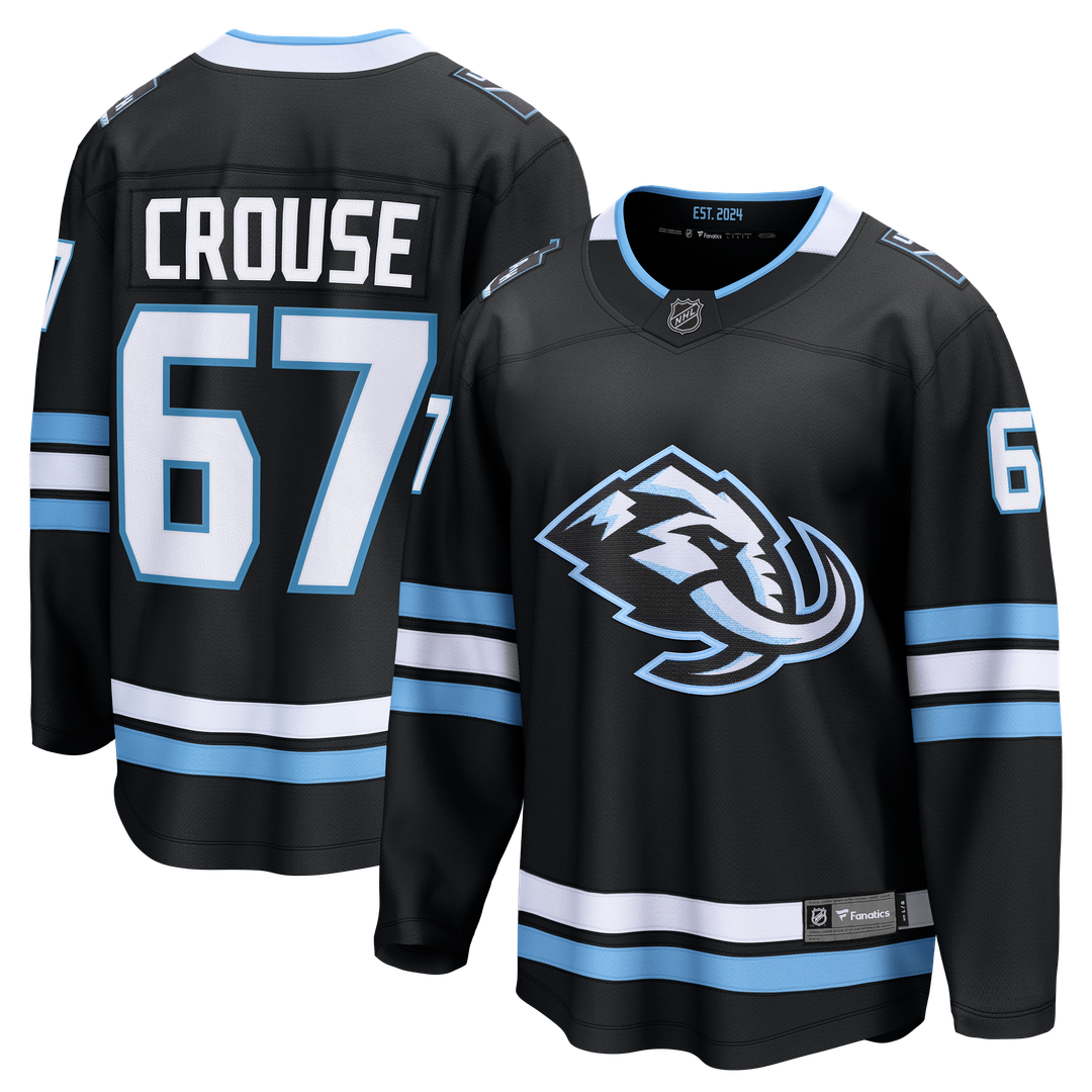 Lawson Crouse Utah Mammoth Fanatics Home Breakaway Player Jersey - Black