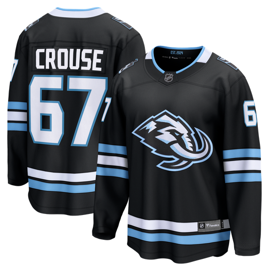 Lawson Crouse Utah Mammoth Fanatics Home Breakaway Player Jersey - Black