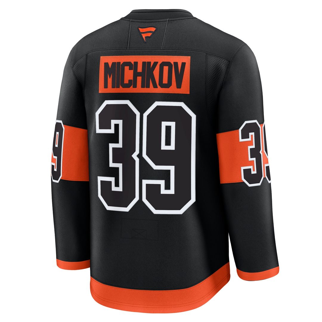 Matvei Michkov Philadelphia Flyers Fanatics Alternate Premium Jersey - Black