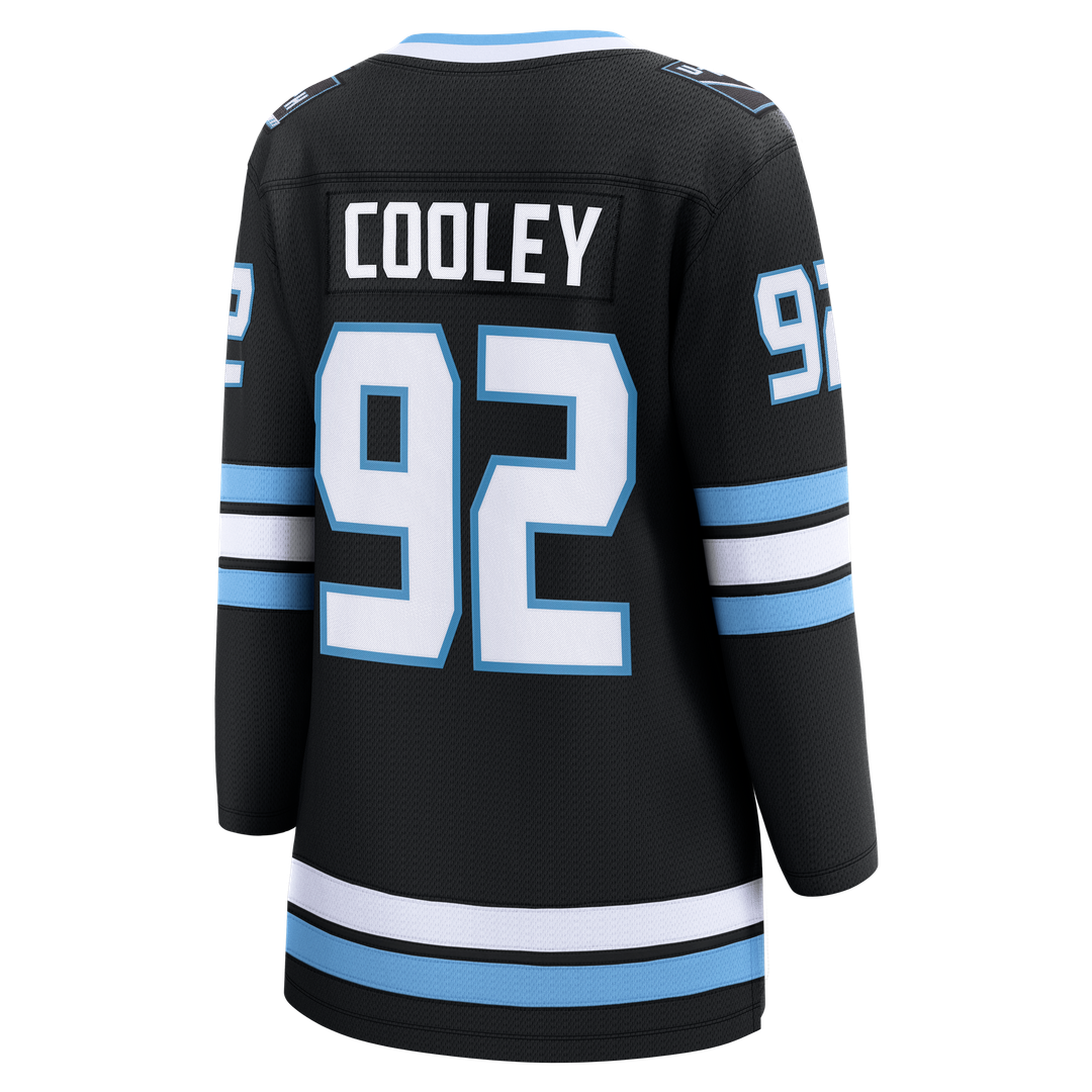 Logan Cooley Utah Mammoth Fanatics Women's Home Breakaway Jersey - Black
