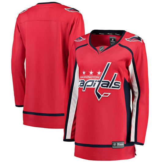 Washington Capitals Fanatics Women's Home Breakaway Jersey - Red