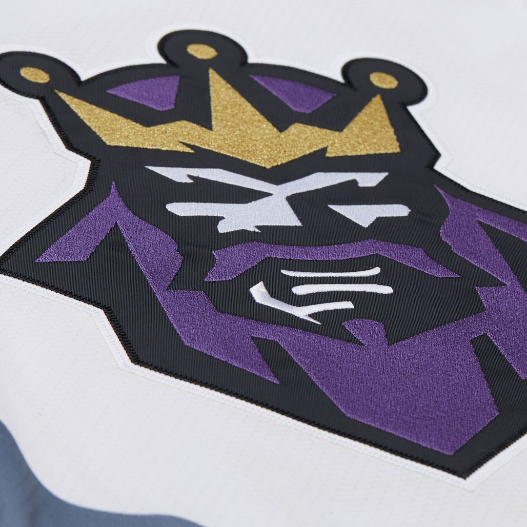 Wayne Gretzky Los Angeles Kings Mitchell & Ness Big & Tall 1995-96 Blue Line 2.0 Jersey - White