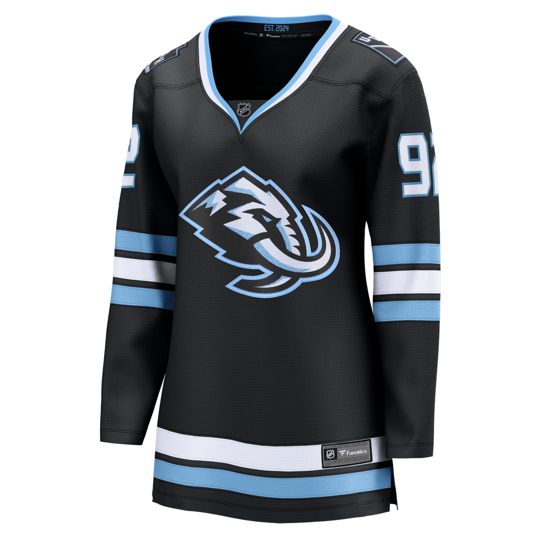 Logan Cooley Utah Mammoth Fanatics Women's Home Breakaway Jersey - Black