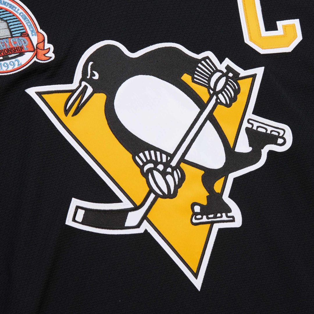 Mario Lemieux Pittsburgh Penguins 1984-85 Power Play Jersey - Gold