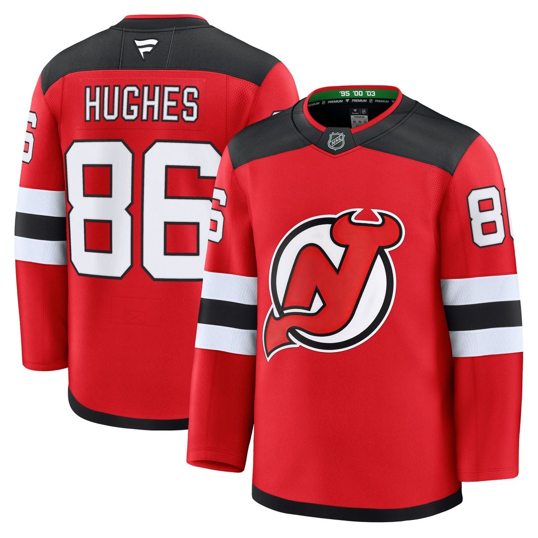 Jack Hughes New Jersey Devils Fanatics Away Premium Jersey - White