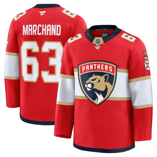 Brad Marchand Florida Panthers Fanatics Home Premium Jersey - Red