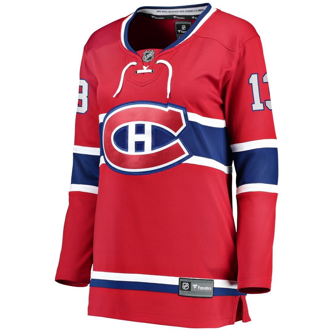 Cole Caufield Montreal Canadiens Fanatics Women's Home Premier Breakaway Player Jersey Breakaway Jersey - Red