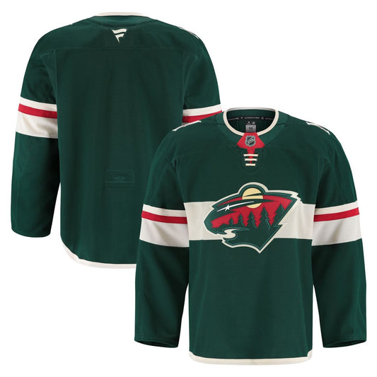 Minnesota Wild Fanatics Home Authentic Pro Jersey - Green