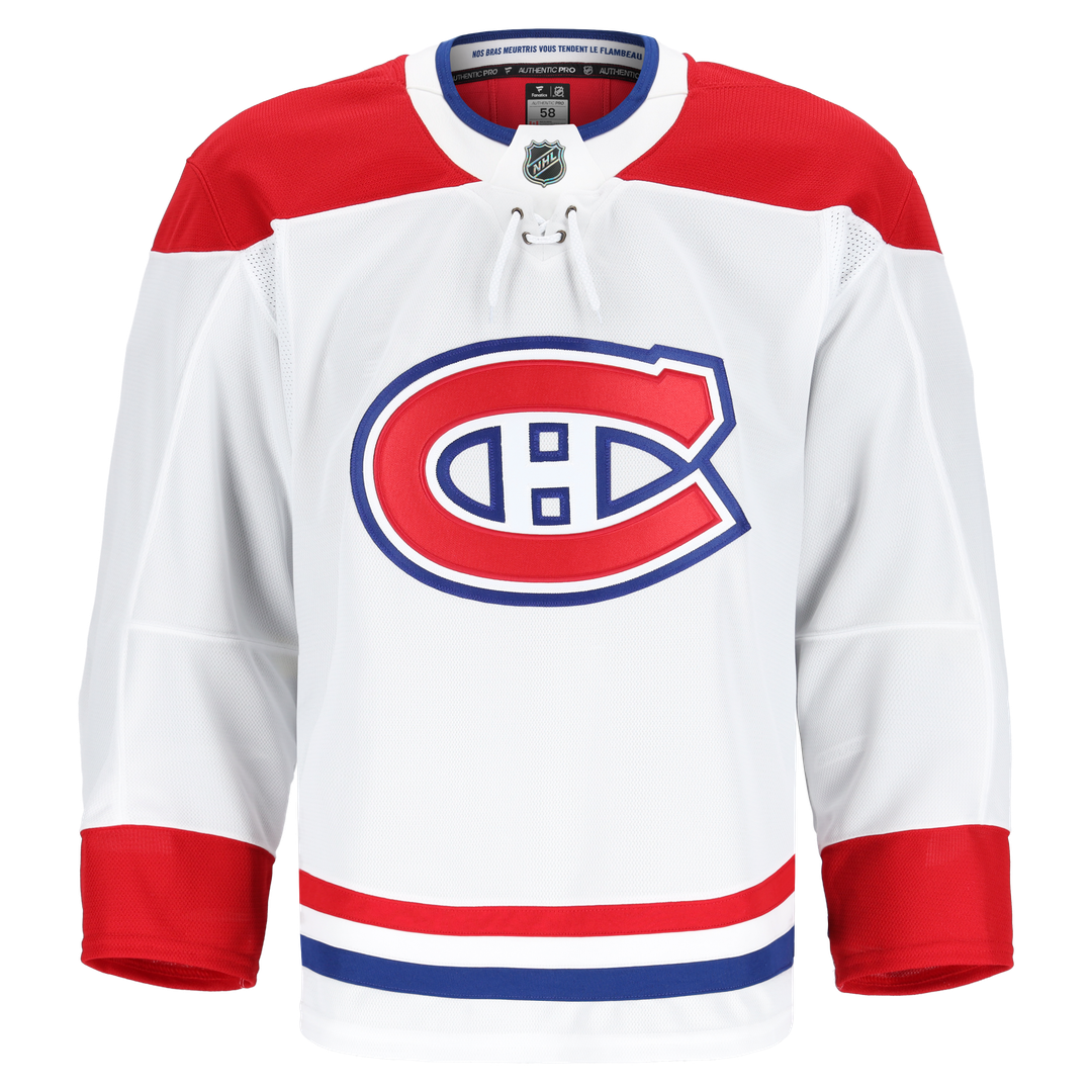 Montreal Canadiens Fanatics Away Authentic Pro Jersey - White